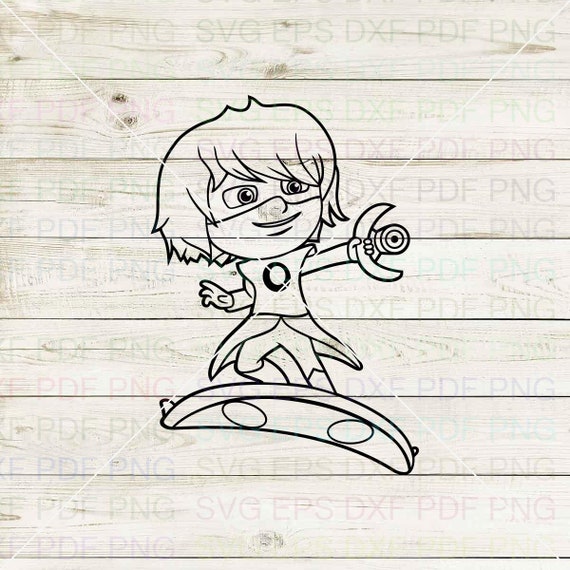 Luna Girl Silhouette Pj Masks 036 Svg Dxf Eps Pdf Png Cricut | Etsy