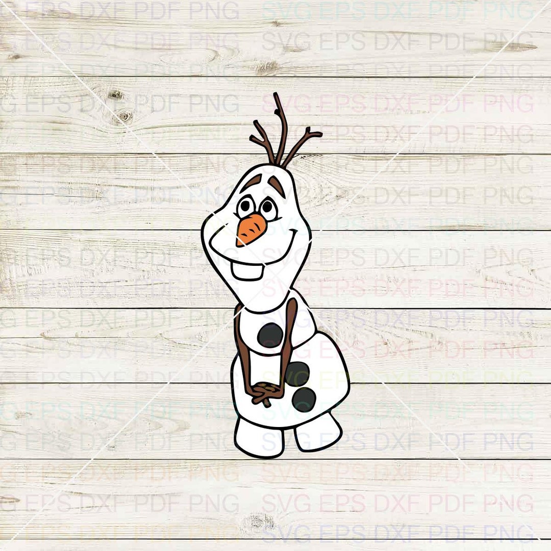 Olaf Frozen 010 Svg Dxf Eps Pdf Png Cricut Cutting File - Etsy
