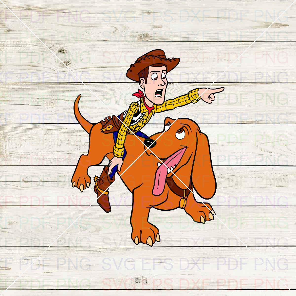 Buster Toy Story 038 Svg Dxf Eps Pdf Png Cricut Cutting Etsy UK