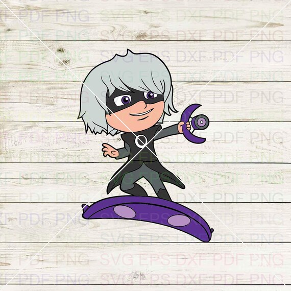 Luna Girl Silhouette Pj Masks 034 Svg Dxf Eps Pdf Png Cricut Etsy