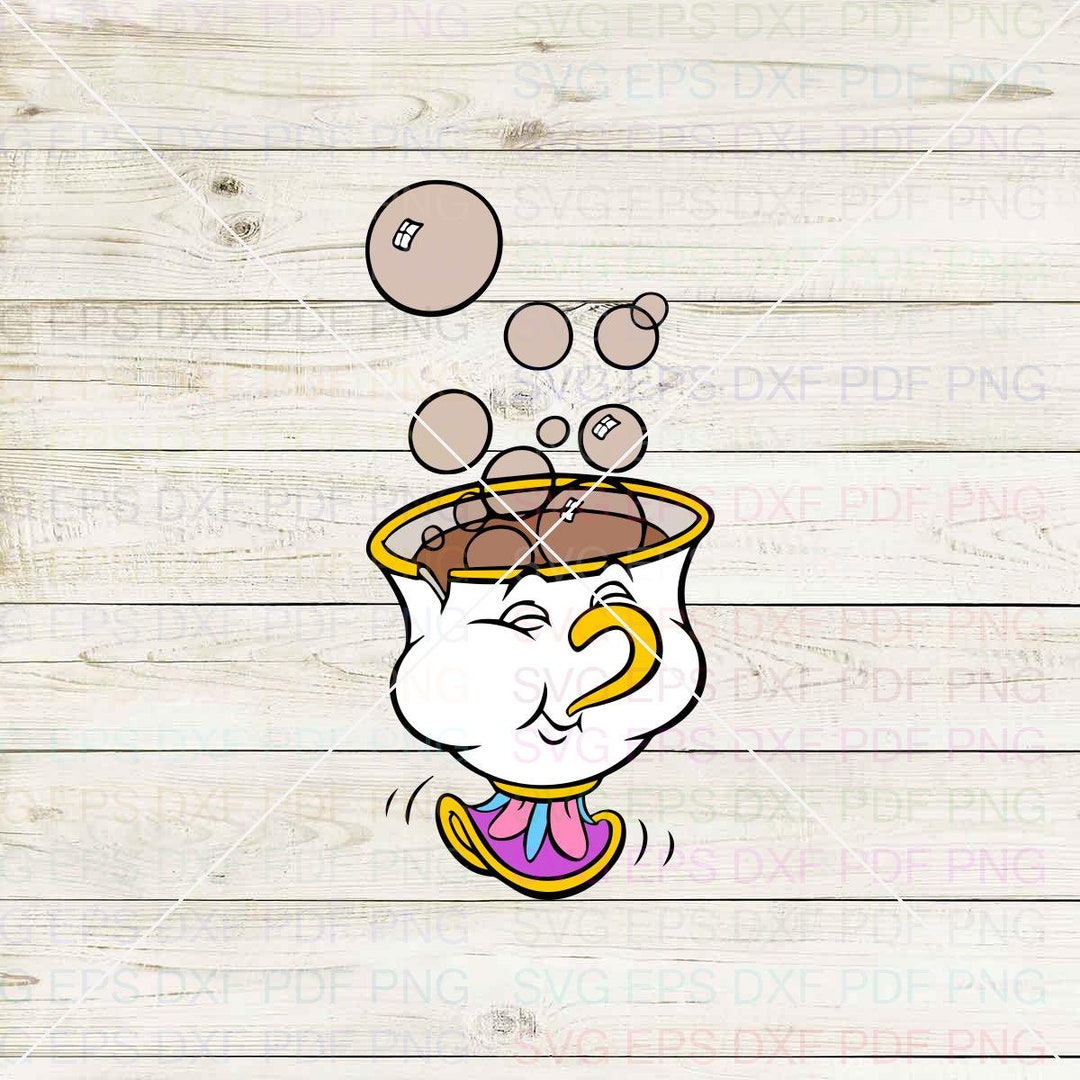 Chip Making Bubbles Beauty and the Beast 011 Svg Dxf Eps Pdf Etsy