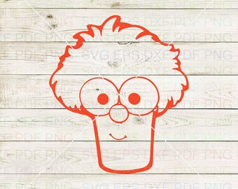 Baby Beaker Outline Muppet Babies 018 Svg Dxf Eps Pdf Png - Etsy Israel