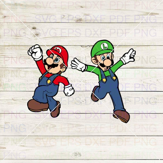 Super Mario SVG DXF EPS Png Illustrator. Bowser 