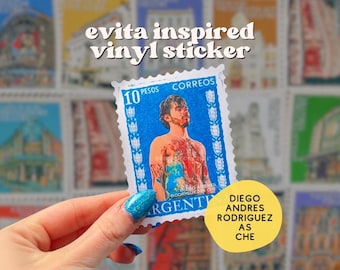 Diego Andres Rodriguez Evita vinyl sticker | Rachel Zegler London Palladium inspired sticker