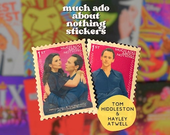 Much Ado About Nothing Sticker | Tom Hiddleston, Hayley Atwell