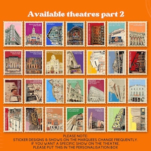 West End Theatre Vinyl Sticker | London Stamp-Inspired Design image 3