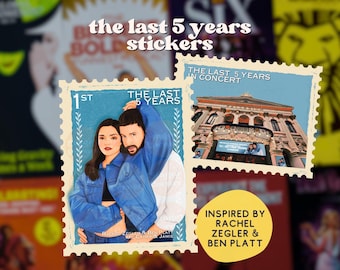 The Last 5 Years Sticker | Rachel Zegler and Ben Platt as Cathy and Jamie
