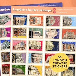 Theater Aufkleber | Theaterstempel von London