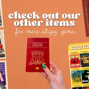 West End Theatre Vinyl Sticker | London Stamp-Inspired Design image 7