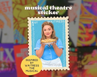 Waitress musical Sticker | Starring Carrie Hope Fletcher