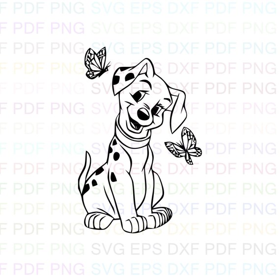 101 Dalmations 026 Svg Dxf Eps Pdf Png Cricut Cutting File - Etsy