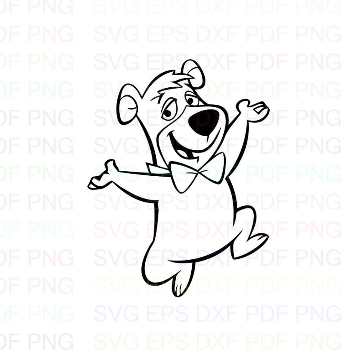 Boo Boo 2 Yogi Bear Svg Dxf Eps Pdf Png Cricut Cutting File Etsy