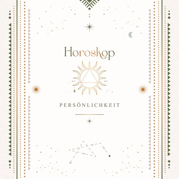 Horoskop 'Persönlichkeit'