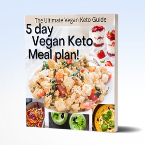 Plan de alimentación cetogénica vegana de 5 días