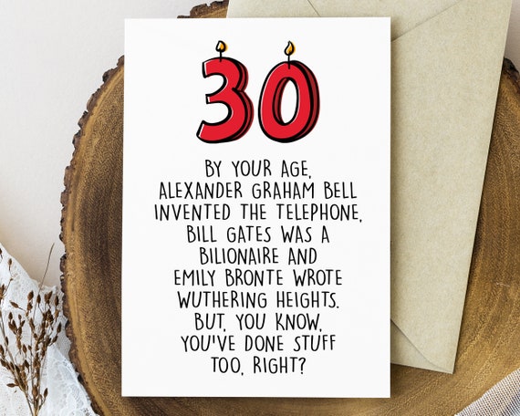 30th Birthday Gifts for Women - Funny Turning 30 Year Old Birthday Gift  Ideas for Wife, Mom, Daughter, Sister, Aunt, Best Friends, BFF, Coworkers 
