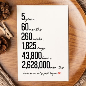 Last minute 5 year on sale anniversary gifts