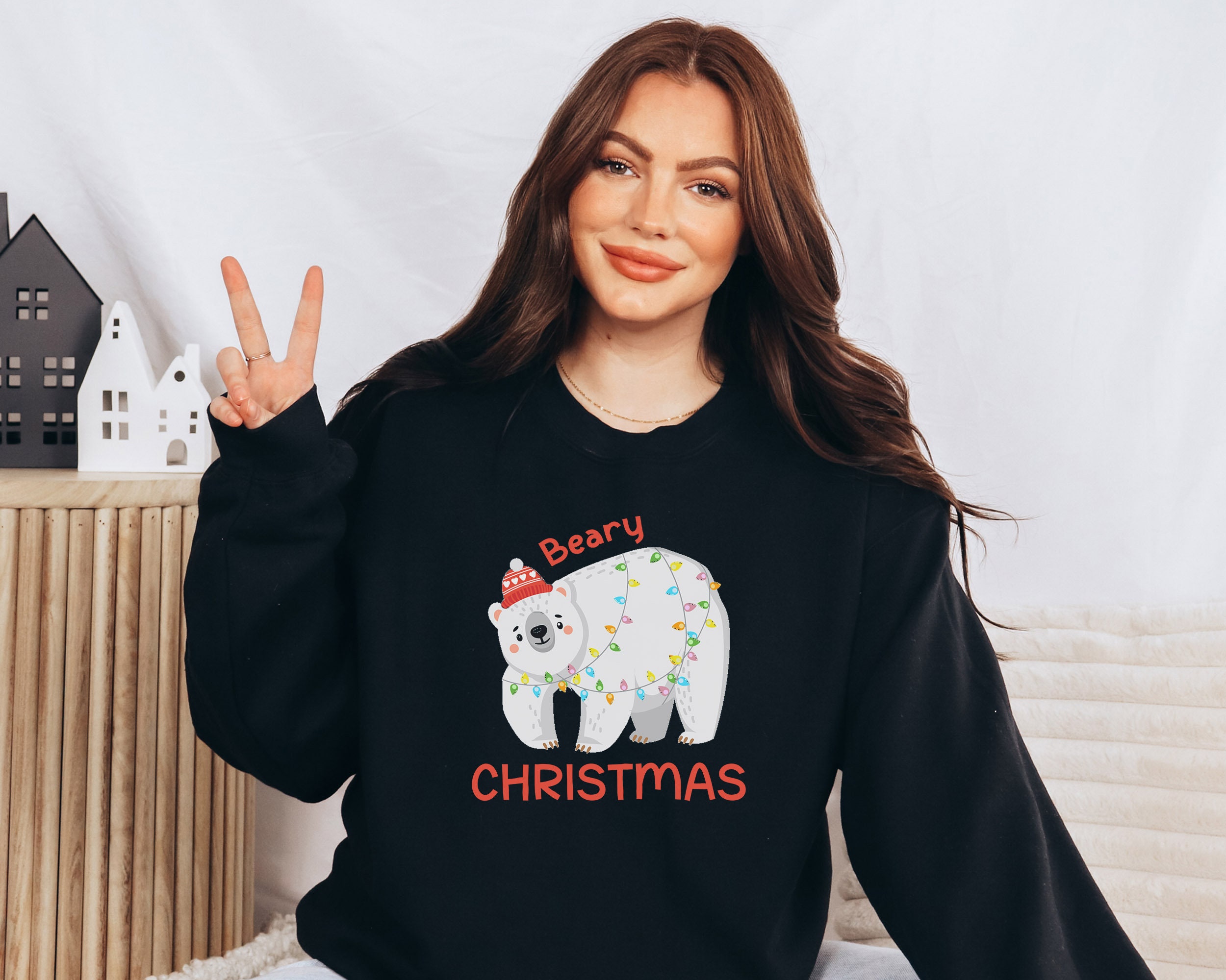 Polar bear christmas sweater cheap