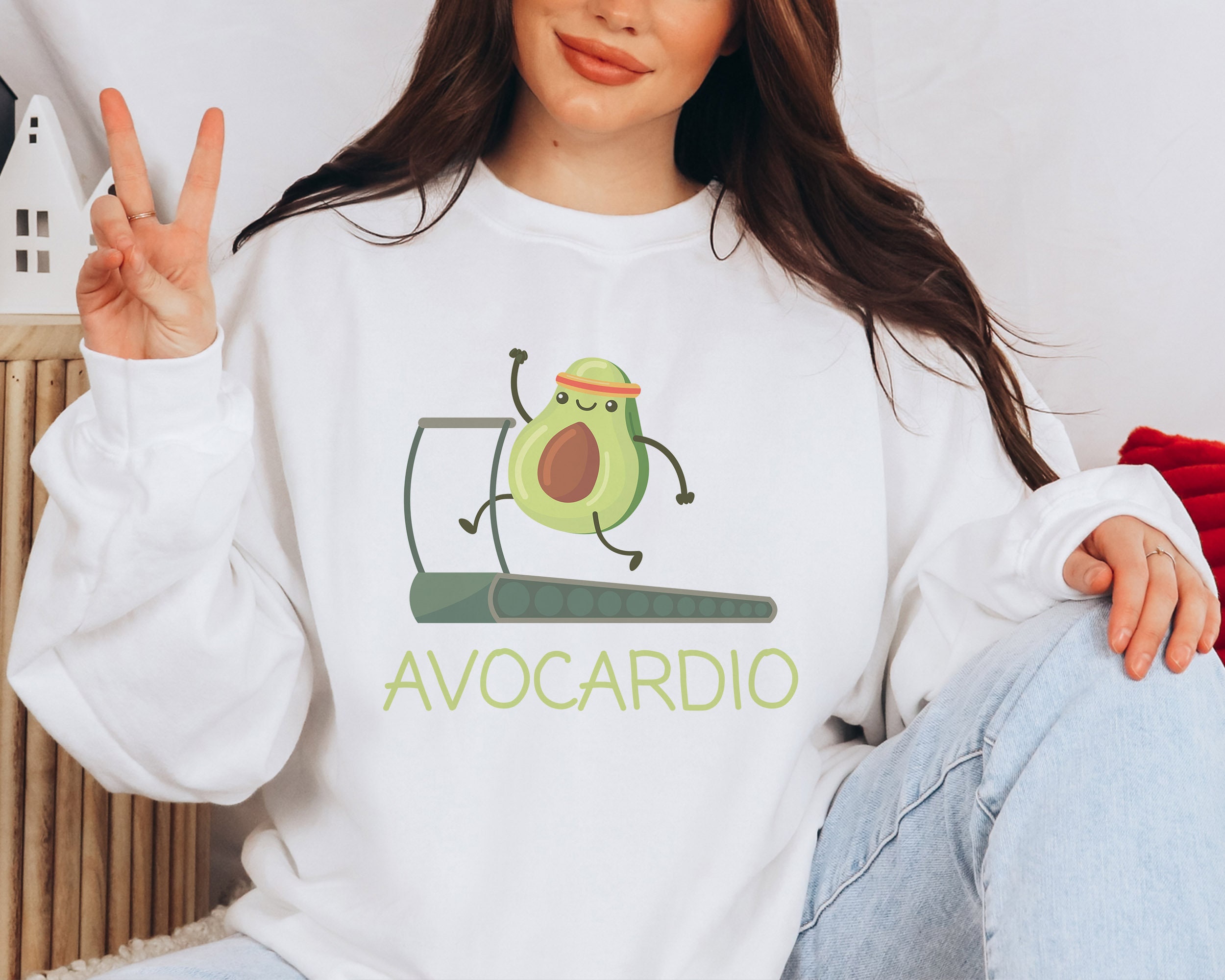 Avocardio Sweatshirt Avocado Lover Gift for Friend Funny Etsy