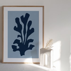 Abstract, Minimalist, Floral Illustrated Poster. Instant Download.