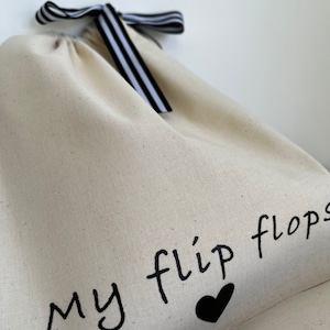 Sac à chaussures multi-tailles / sacs de rangement en toile / voyage / sacs à poussière / personnalisé / sac en tissu / respectueux de l'environnement / rangement / anniversaire / logo