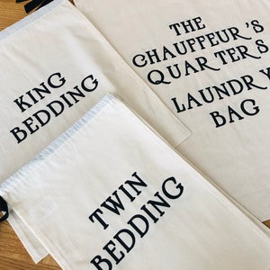 Personalised laundry bags. Various sizes, sustainable and eco-friendly.