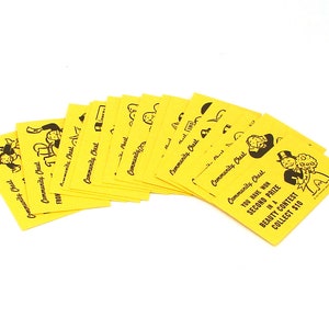 Monopoly Community Chest Cards Replacement Board Game Part
