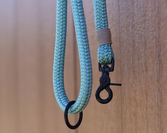 Turquoise Rope Dog Leash | Blue Rope Lead