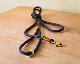 Thin Blue Rope Leash | Light Weight Leash for small pets