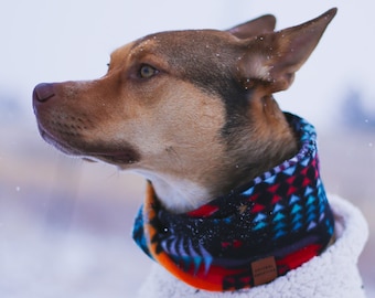 Colorful Fleece Snood | Aurora Pet Scarf