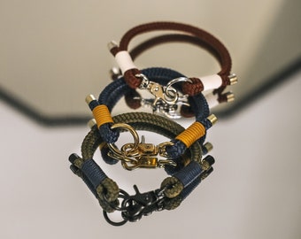 8 mm Seil Hundehalsband | Individuell | Kleine Hunde