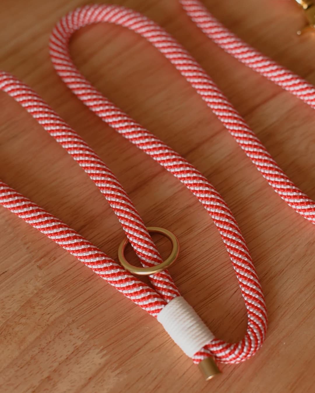 Holiday Dog Leash Candy Cane Rope Pet Leash Custom Leash Etsy