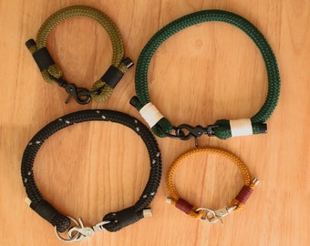 pre-made Rope Dog Collars | READY TO SHIP