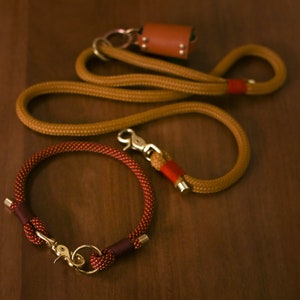 Rope Dog Collar Custom pet collars. image 3