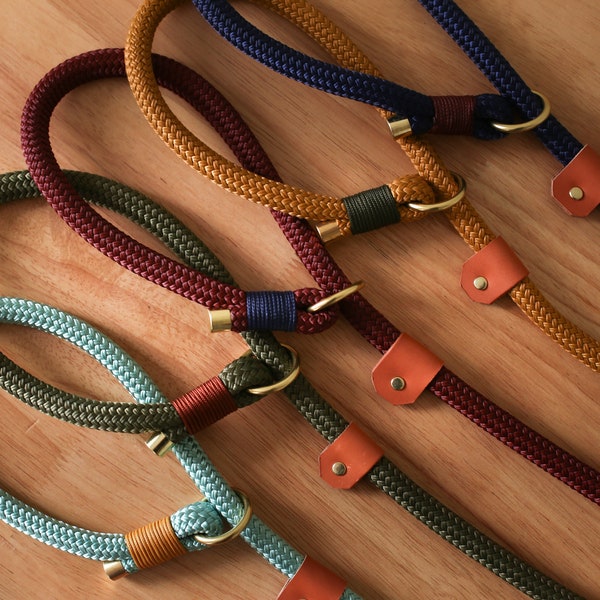 Rope Slip Leash | Custom Made Dog Leash