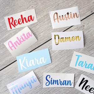 Name Stickers, Name Decal for Tumbler, Personalized Name Decal, Custom Name Decal, Water Bottle Sticker, Personalized Decals, Vinyl Decal