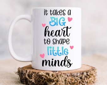It Takes A Big Heart to Teach Little Minds Coffee Mug - Etsy