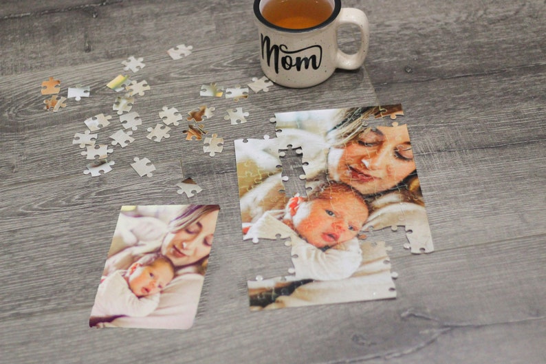 Puzzle photo personnalisé, puzzle 120 pièces pour adultes, puzzle personnalisé, puzzle photo personnalisé, cadeau cadeau pour lui et elle image 7