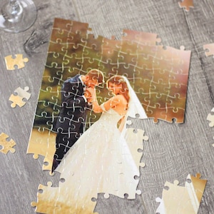 Puzzle photo personnalisé, puzzle 120 pièces pour adultes, puzzle personnalisé, puzzle photo personnalisé, cadeau cadeau pour lui et elle image 1