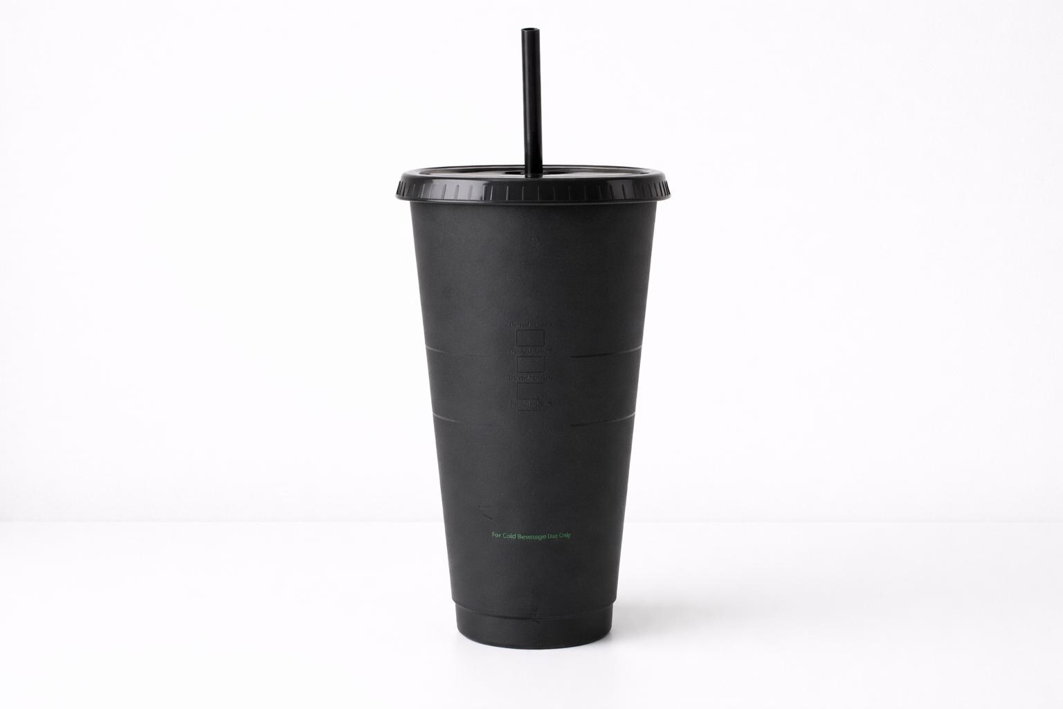 Matte Black Cold Cup With Straw, Blank Tumbler for Vinyl Crafts - Etsy