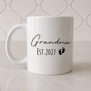 Mug arrière-grand-mère/arrière-grand-père [Année] – Céramique personnalisée 325 ml