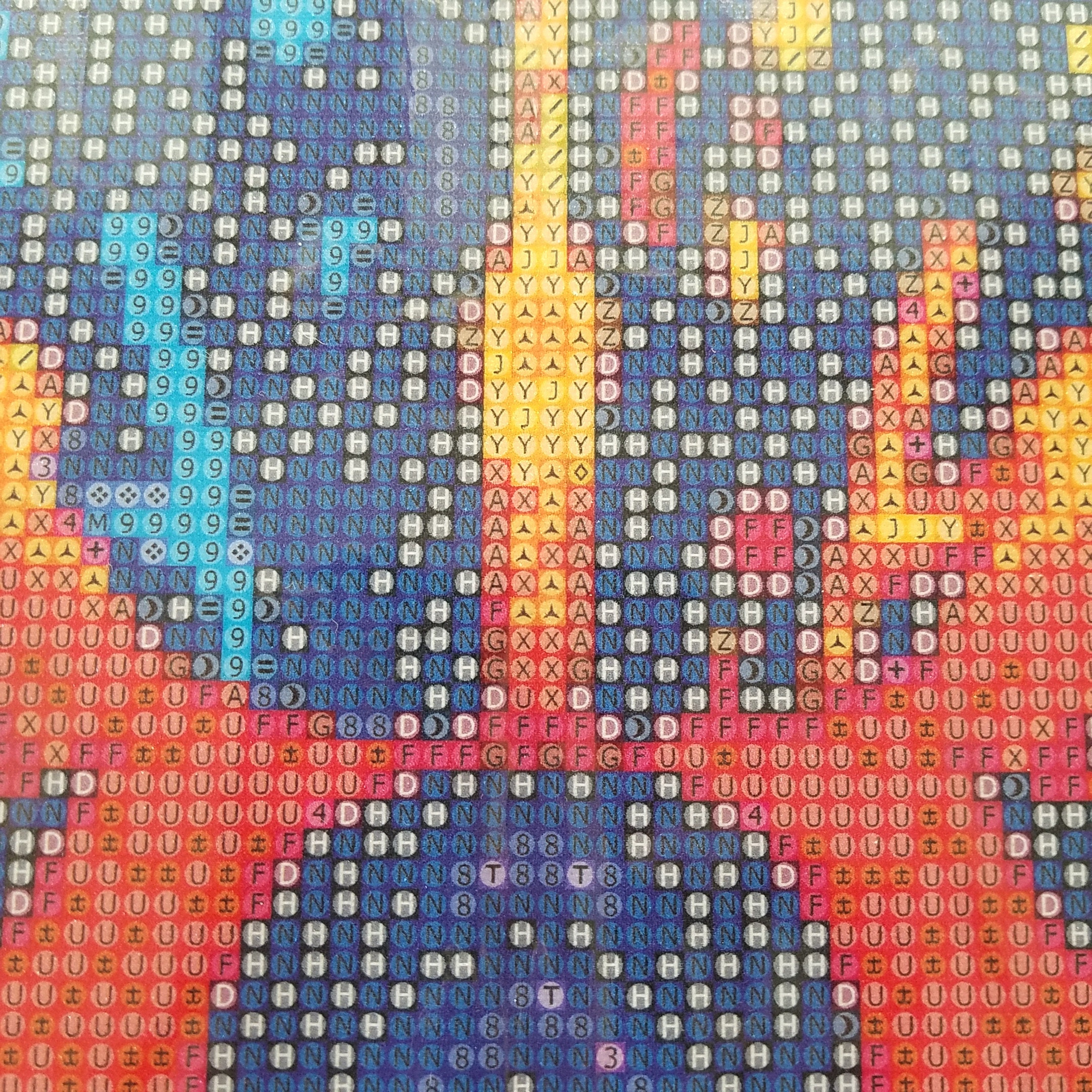 Diamond Painting Kit W/poured Glue and AB Drills round Etsy