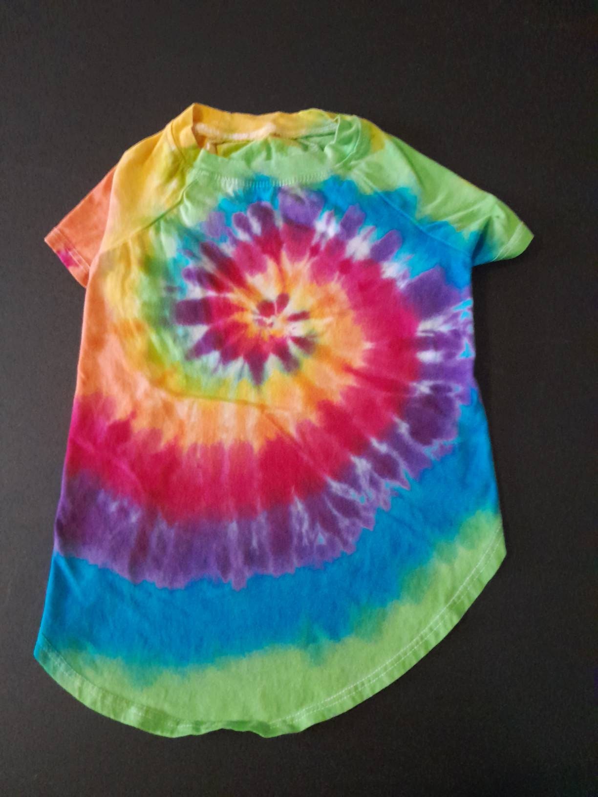 Plus Tie Dye Animal Thermal Pullover main image 0
