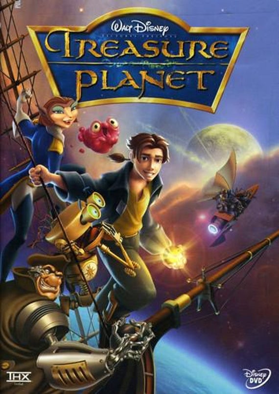 Treasure Planet [DVD, 2002 Family-disney, Animation Movie