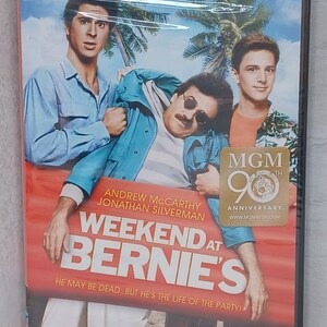 Weekend at Bernie&#39;s [DVD, 1989 Movie] Region 1 for US/Canada, New and Sealed, Free US Shipping