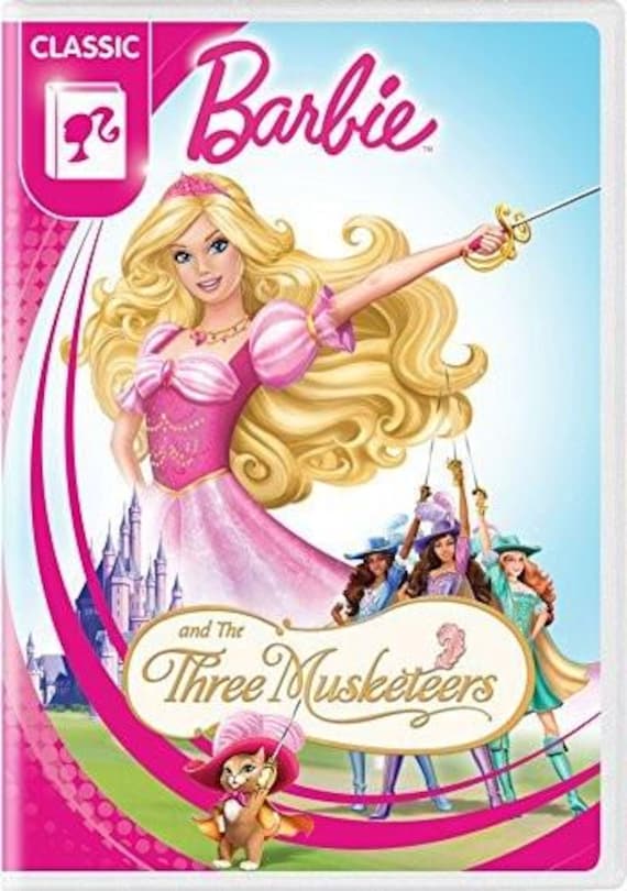 Barbie y los tres mosqueteros DVD pelicula familiar de animacion Region 1 para EE. UU. y Canada nueva y sellada envio gratuito Etsy Espana