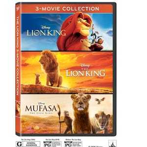 The Lion King 3-Movie Collection DVD - 3 Disc Set Region 1 US/Canada - New and Sealed - Great Gift - Free US Shipping