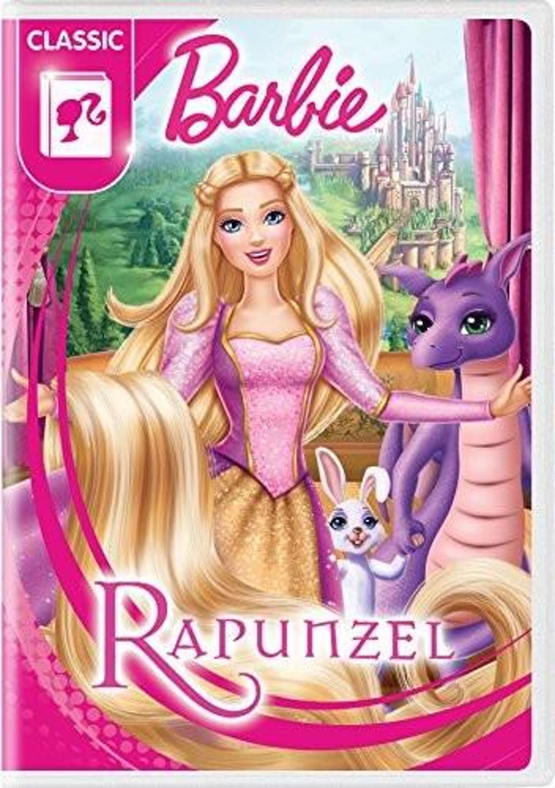 Barbie como Rapunzel [DVD, película de animación/familiar de 2002] Región  para y Canadá, nueva y sellada, envío gratuito México