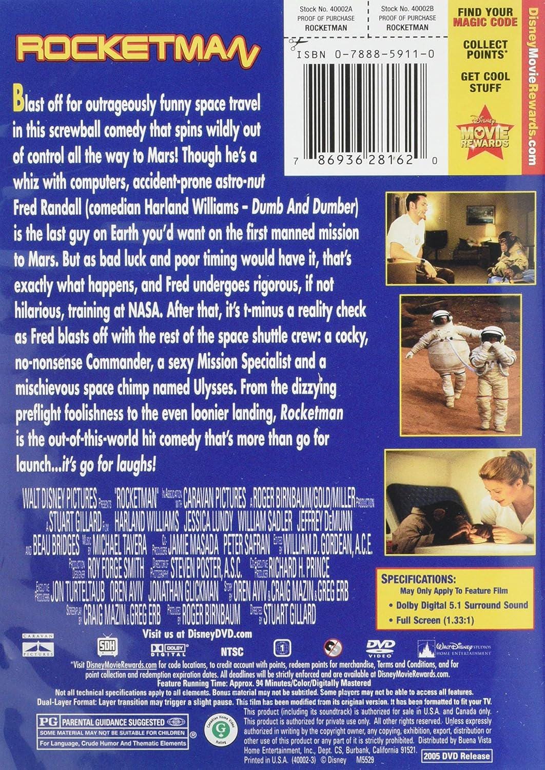 Rocketman Film Rocketman 1997 Streaming Buy Rocketman [DVD, 1997