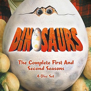 Dinosaurs: The Complete First and Second Seasons [DVD, 4 Disc Set] Region 1 For US/Canada, New & Sealed, Free US Shipping