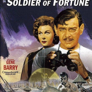 Soldier of Fortune [DVD, 1955 Movie] Clark Gable, Susan Hayward, Michael Rennie, Gene Barry, New & Sealed, Free US Shipping